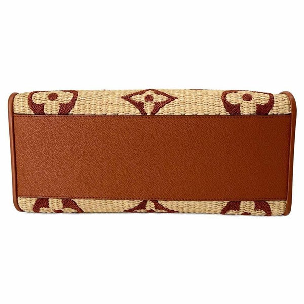 ルイヴィトン ショルダーバッグ モノグラム・ラフィア オンザゴーMM M57707 LOUIS VUITTON 2wayショルダー トートバッグ