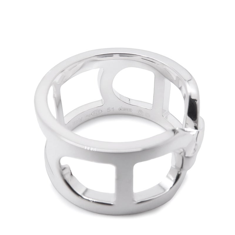 エルメス リング エヴァー・シェーヌ・ダンクルMM SV925シルバー リングサイズ51 HERMES ジュエリー 指輪