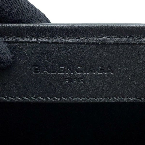 バレンシアガ トートバッグ ネイビーカバス S ポーチ付 339933 BALENCIAGA スモールサイズ バッグ 黒