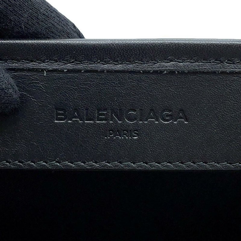 バレンシアガ トートバッグ ネイビーカバス S ポーチ付 339933 BALENCIAGA スモールサイズ バッグ 黒