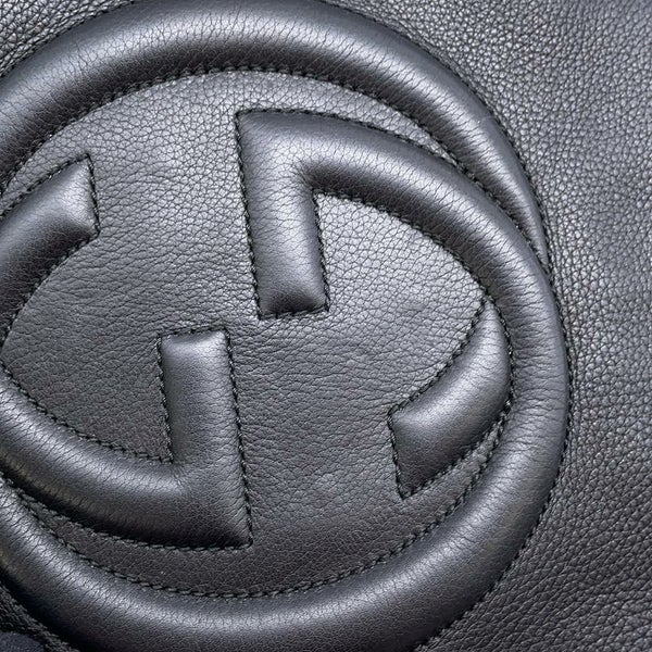 グッチ チェーンショルダーバッグ ソーホー SOHO インターロッキングG フリンジチャーム付き 308982 GUCCI バッグ 黒