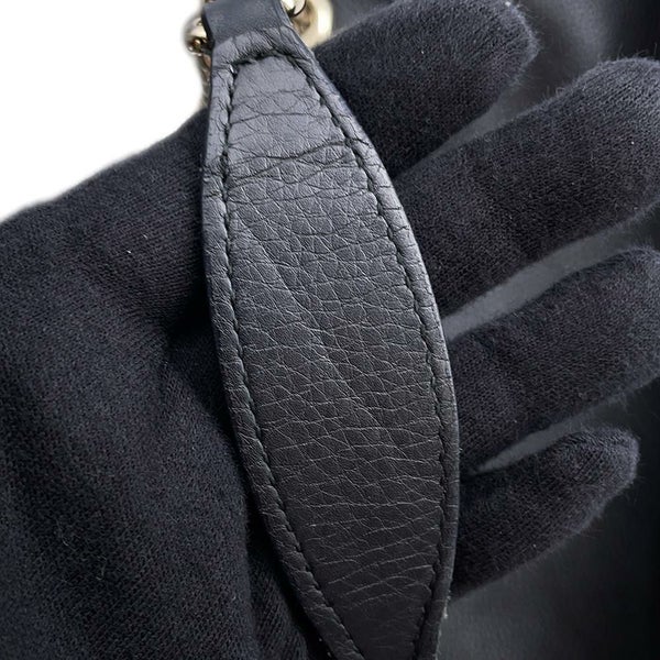 グッチ チェーンショルダーバッグ ソーホー SOHO インターロッキングG フリンジチャーム付き 308982 GUCCI バッグ 黒