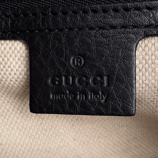 グッチ チェーンショルダーバッグ ソーホー SOHO インターロッキングG フリンジチャーム付き 308982 GUCCI バッグ 黒