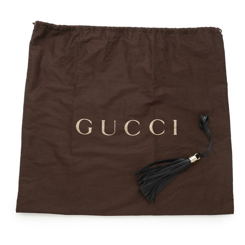 グッチ チェーンショルダーバッグ ソーホー SOHO インターロッキングG フリンジチャーム付き 308982 GUCCI バッグ 黒