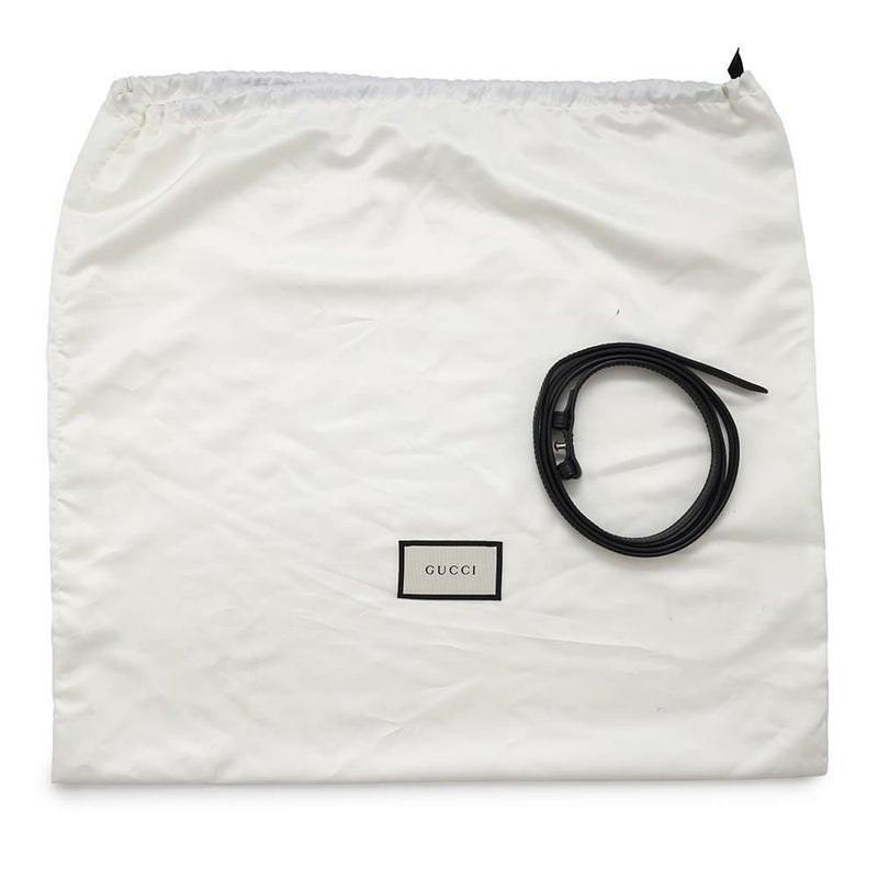 グッチ ハンドバッグ シェリーライン シルヴィ レザー 431665 GUCCI チェーンショルダー Sylvie 2way 黒