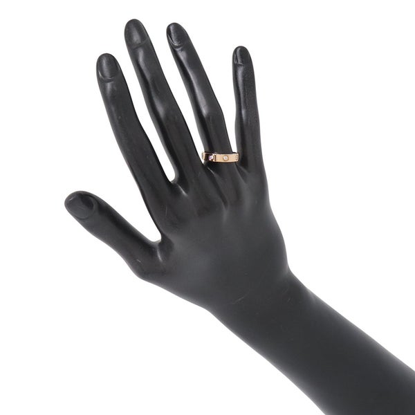 カルティエ リング LOVE リング SM スモールモデル ダイヤ 8P 計0.19ct K18PGピンクゴールド サイズ50 B4050800 指輪 ラブリング