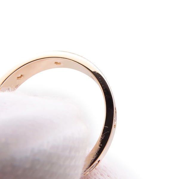 カルティエ リング LOVE リング SM スモールモデル ダイヤ 8P 計0.19ct K18PGピンクゴールド サイズ50 B4050800 指輪 ラブリング