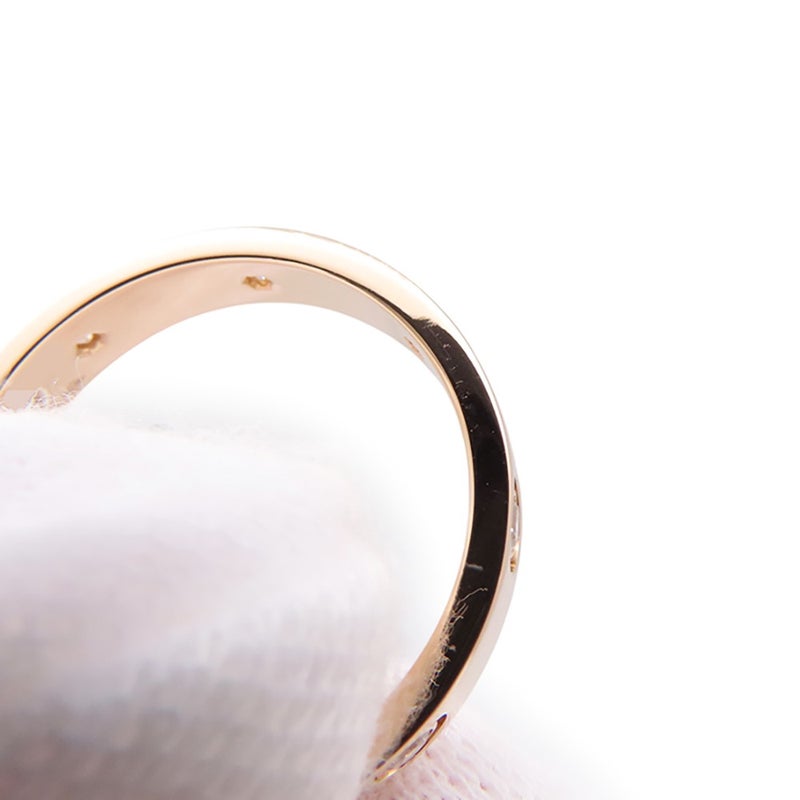 カルティエ リング LOVE リング SM スモールモデル ダイヤ 8P 計0.19ct K18PGピンクゴールド サイズ50 B4050800 指輪 ラブリング