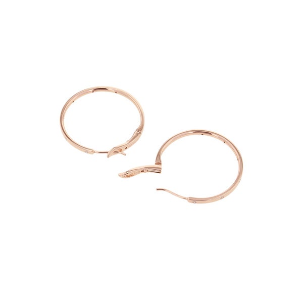 タサキ ピアス フープ ダイヤモンド 12P 計0.1ct K18PGピンクゴールド TASAKI ジュエリー