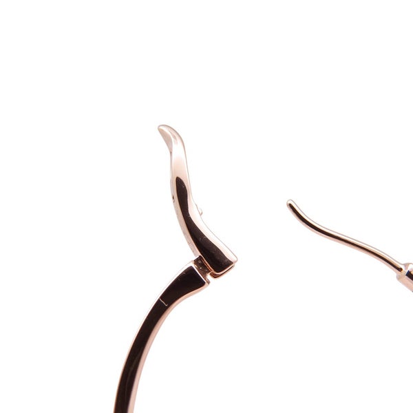 タサキ ピアス フープ ダイヤモンド 12P 計0.1ct K18PGピンクゴールド TASAKI ジュエリー