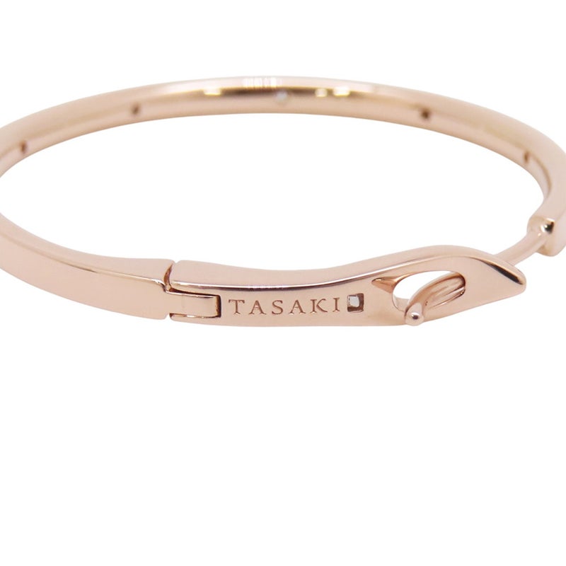 タサキ ピアス フープ ダイヤモンド 12P 計0.1ct K18PGピンクゴールド TASAKI ジュエリー