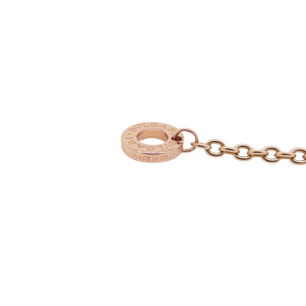 ブルガリ ブレスレット ビーゼロワン B-zero1 ダイヤモンド 計0.31ct K18PGピンクゴールド サイズM/L 350897 BVLGARI