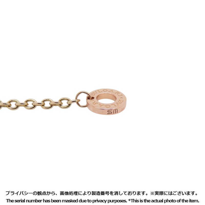 ブルガリ ブレスレット ビーゼロワン B-zero1 ダイヤモンド 計0.31ct K18PGピンクゴールド サイズM/L 350897 BVLGARI