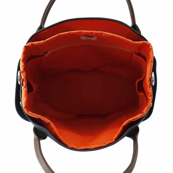 エルメス サックドパンサージュ グルーム SAC DE PANSAGE GROOM ネイビー/フー B刻印 2wayショルダーバッグ