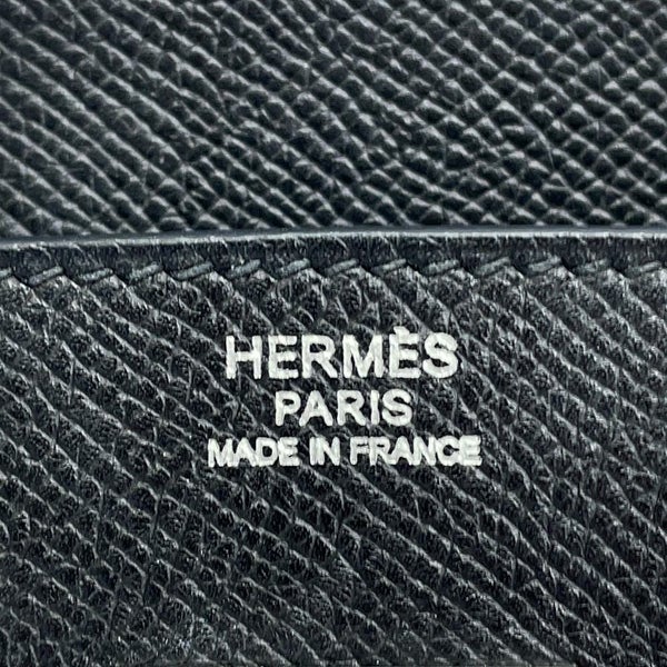 エルメス バーキン30 ブラック/シルバー金具 エプソン □K刻印 HERMES Birkin ハンドバッグ 黒
