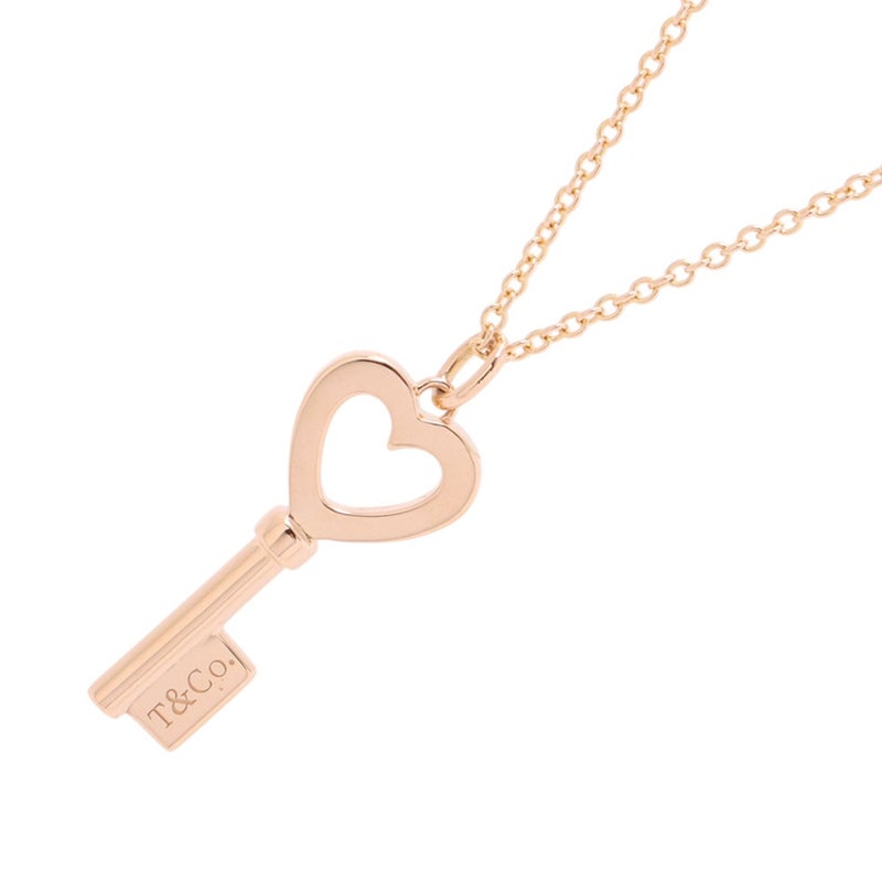 ティファニー ネックレス ハート キー ペンダント K18PGピンクゴールド Tiffany&Co. ジュエリー