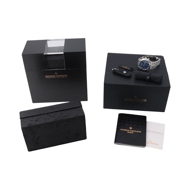 ヴァシュロンコンスタンタン オーバーシーズ クロノグラフ 49150/B01A-9745 VACHERON CONSTANTIN 腕時計 ブルー文字盤