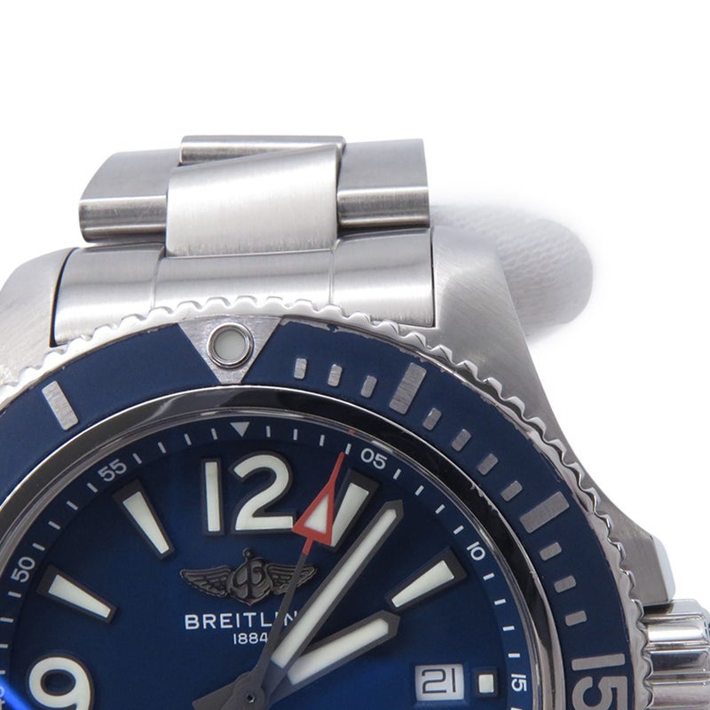 ブライトリング スーパーオーシャン オートマチック 44 A17367D81C1A1 BREITLING 腕時計 ブルー文字盤