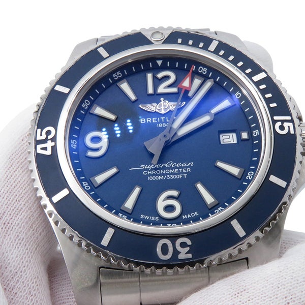ブライトリング スーパーオーシャン オートマチック 44 A17367D81C1A1 BREITLING 腕時計 ブルー文字盤
