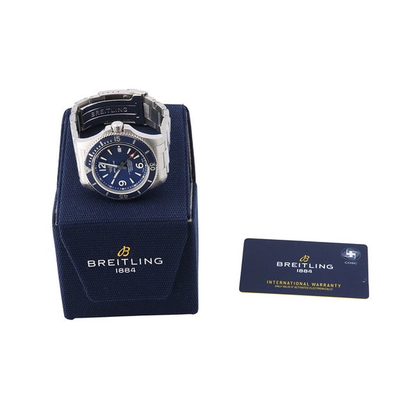 ブライトリング スーパーオーシャン オートマチック 44 A17367D81C1A1 BREITLING 腕時計 ブルー文字盤