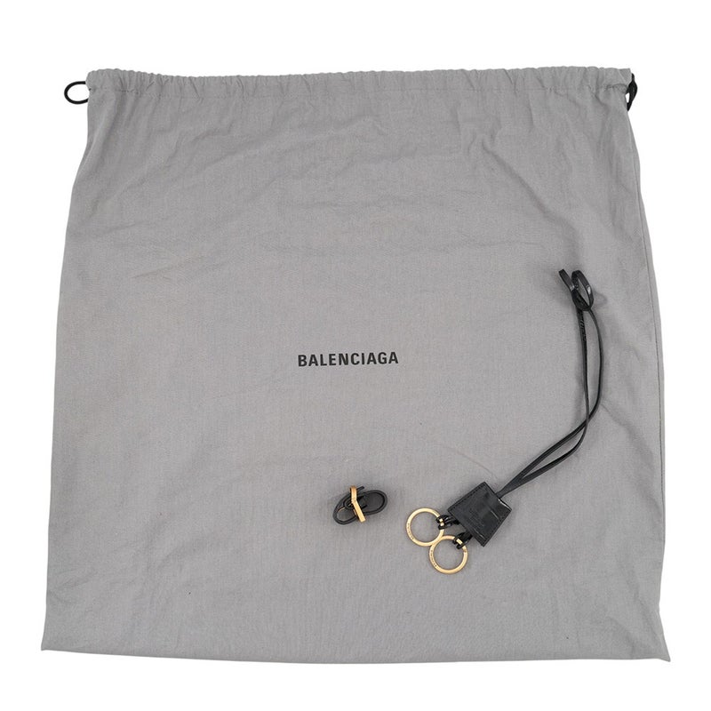 バレンシアガ トートバッグ ベルエアー キャリーオール ミディアム 型押しレザー 835670 BALENCIAGA 黒