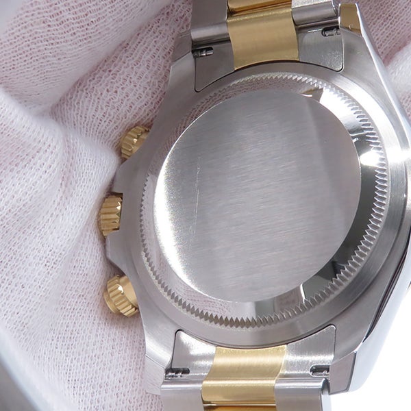 ロレックス コスモグラフ デイトナ SS/K18YG 126503G ROLEX 腕時計 黒/ゴールデン文字盤 8Pダイヤ