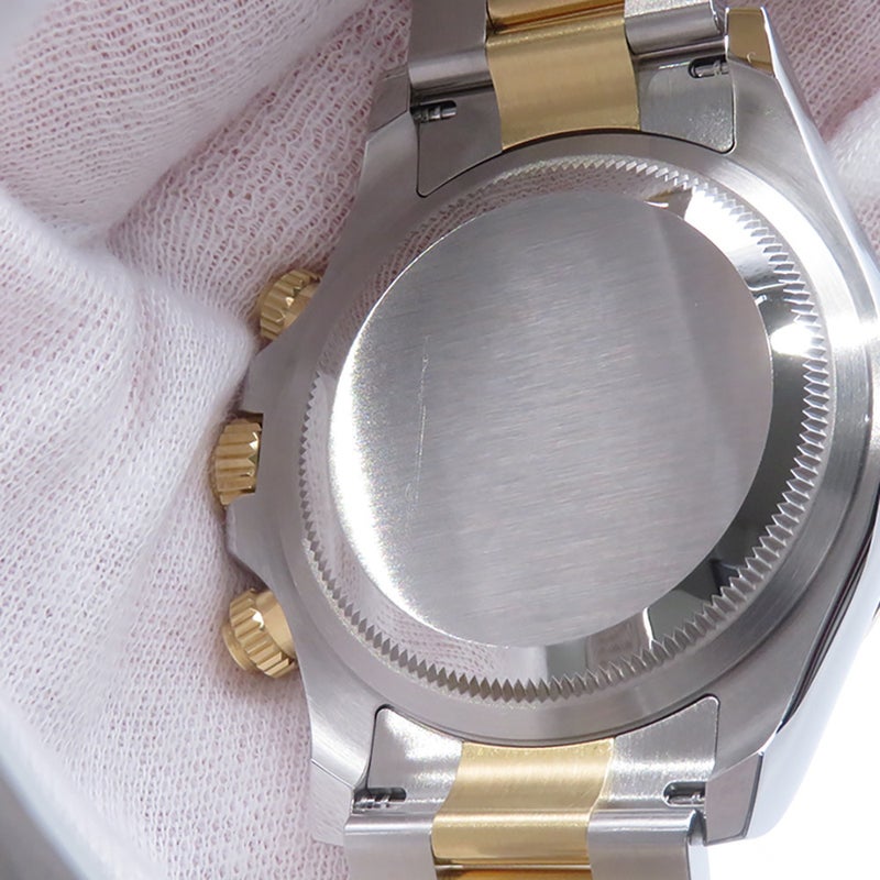ロレックス コスモグラフ デイトナ SS/K18YG 126503G ROLEX 腕時計 黒/ゴールデン文字盤 8Pダイヤ