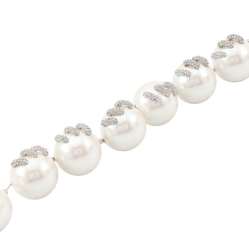 ジバンシー ネックレス ステッチ ホワイトレジンビーズ ラインストーン BF00NNF05M GIVENCHY アクセサリー