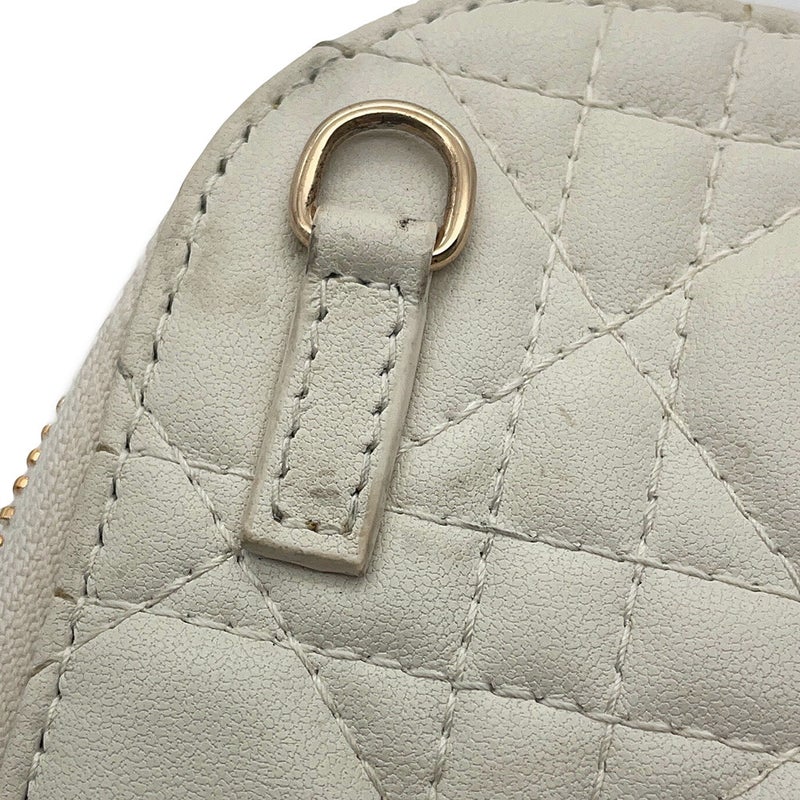 クリスチャン・ディオール スマホケース レディディオール Call'in Dior フォンホルダー カナージュ ラムスキン S0872ONMJ 白