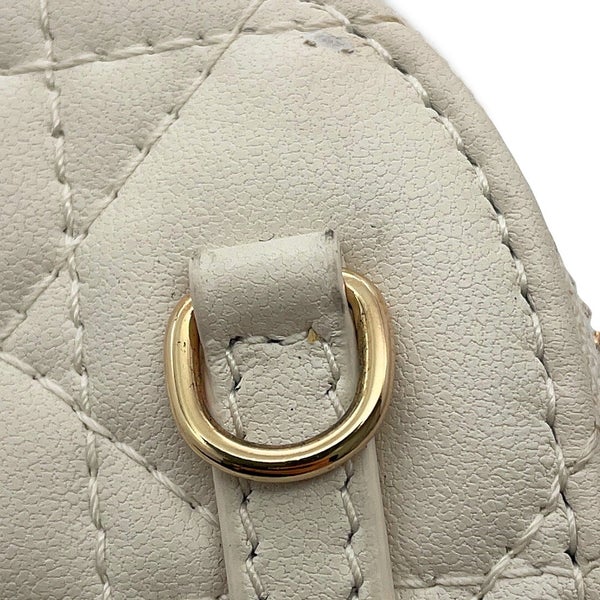 クリスチャン・ディオール スマホケース レディディオール Call'in Dior フォンホルダー カナージュ ラムスキン S0872ONMJ 白