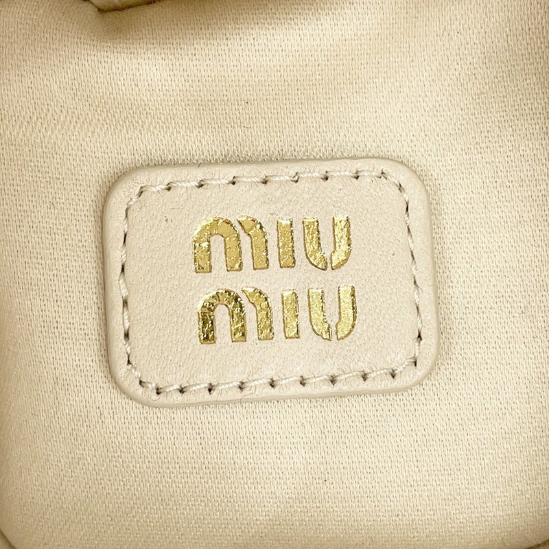 ミュウミュウ バッグチャーム マテラッセ レザー 5TL527 Miu Miu キーリング チャーム