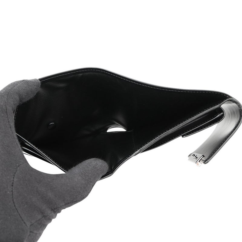 カルティエ 三つ折り財布 ラブコレクション レザー Cartier 財布 黒