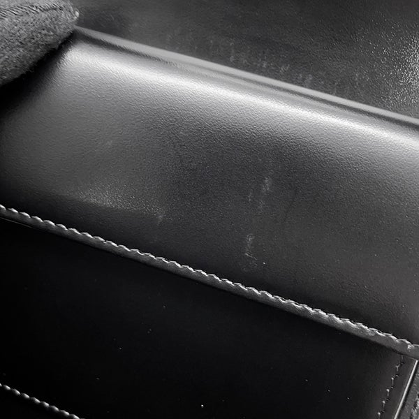カルティエ 三つ折り財布 ラブコレクション レザー Cartier 財布 黒