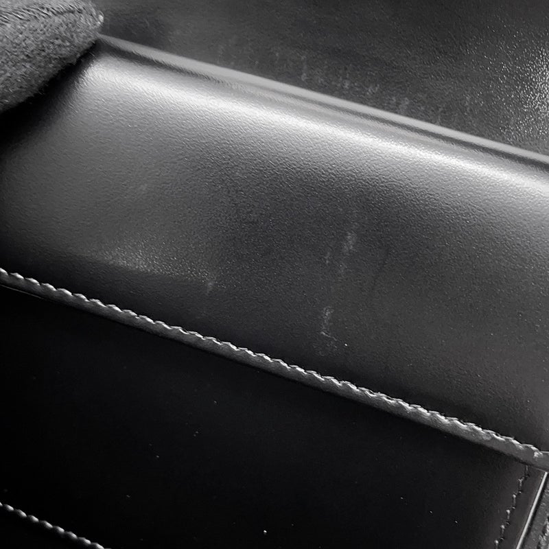 カルティエ 三つ折り財布 ラブコレクション レザー Cartier 財布 黒