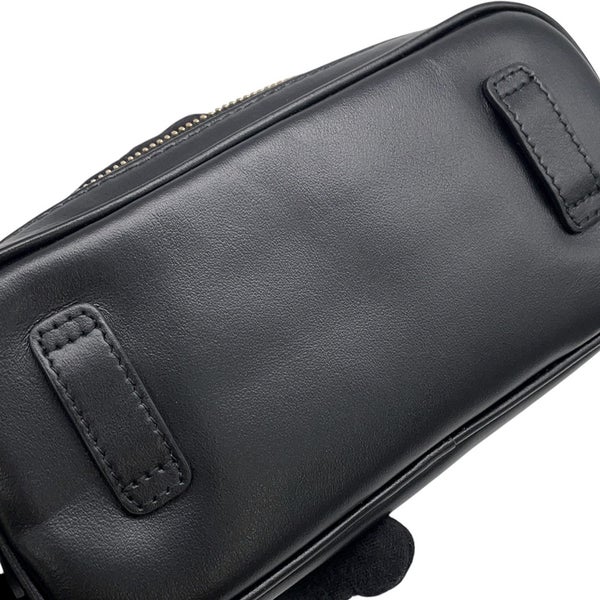 ミュウミュウ ウエストバッグ ロゴ レザー DNP104 Miu Miu バッグ 黒