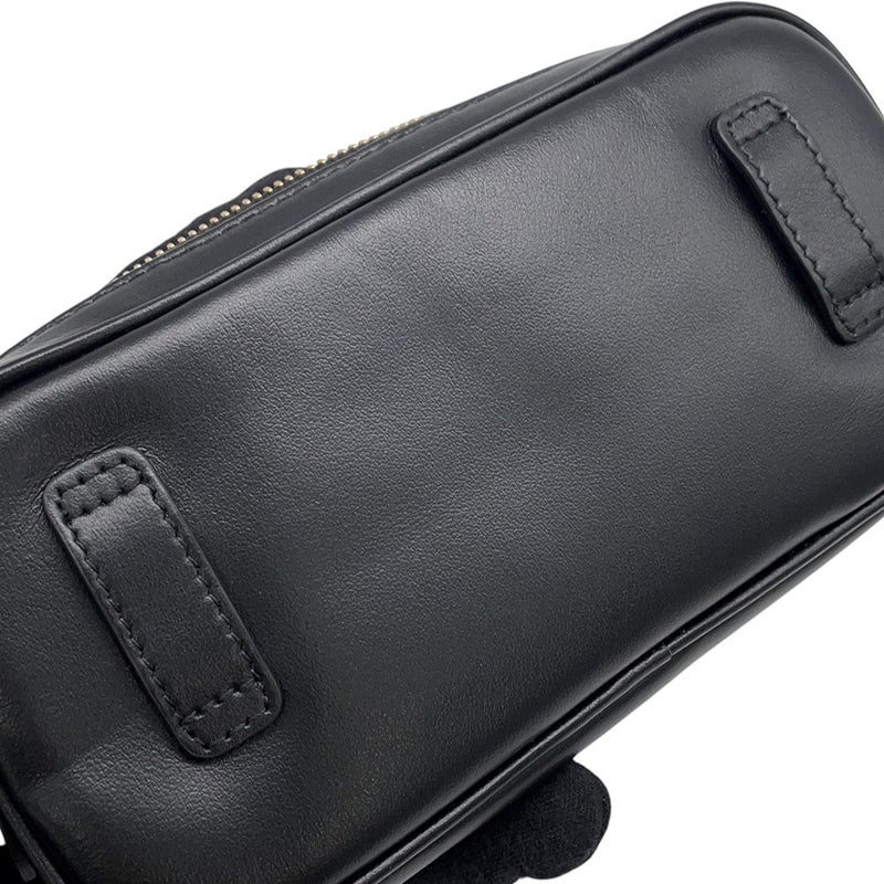 ミュウミュウ ウエストバッグ ロゴ レザー DNP104 Miu Miu バッグ 黒