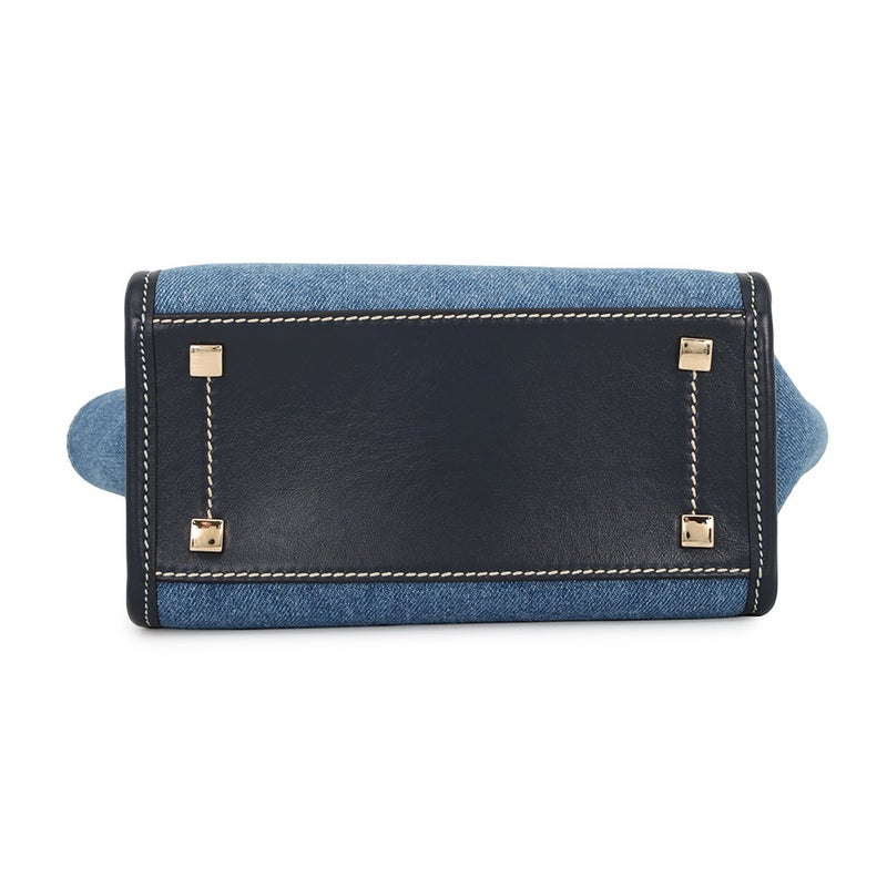 ジミーチュウ ハンドバッグ ヴァレンヌ トートバッグ スモール デニム  レザー JI1630AW001266 JIMMY CHOO 2way 白