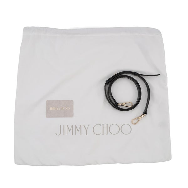 ジミーチュウ ハンドバッグ ヴァレンヌ トートバッグ スモール デニム  レザー JI1630AW001266 JIMMY CHOO 2way 白