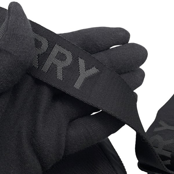 バーバリー ボディバッグ ロゴプリント ナイロン 8014519 BURBERRY ウエストポーチ 黒