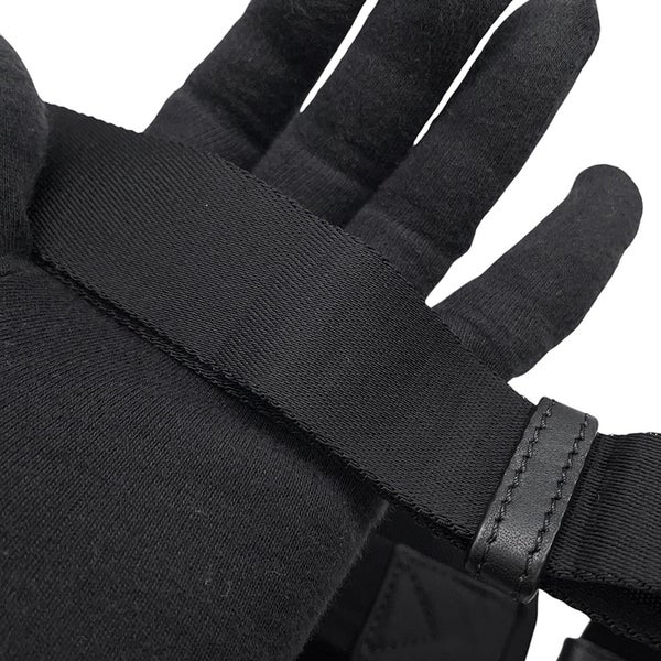 バーバリー ボディバッグ ロゴプリント ナイロン 8014519 BURBERRY ウエストポーチ 黒