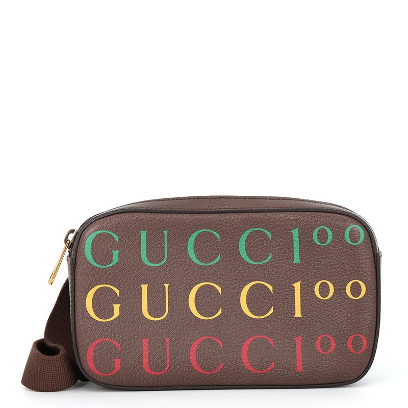 グッチ ボディバッグ 100周年記念 602695 GUCCI ベルトバッグ ウエストポーチ