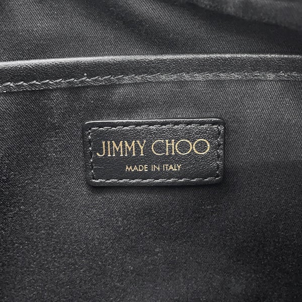 ジミーチュウ ショルダーバッグ フリンジチャーム レザーJIMMY CHOO バッグ 黒