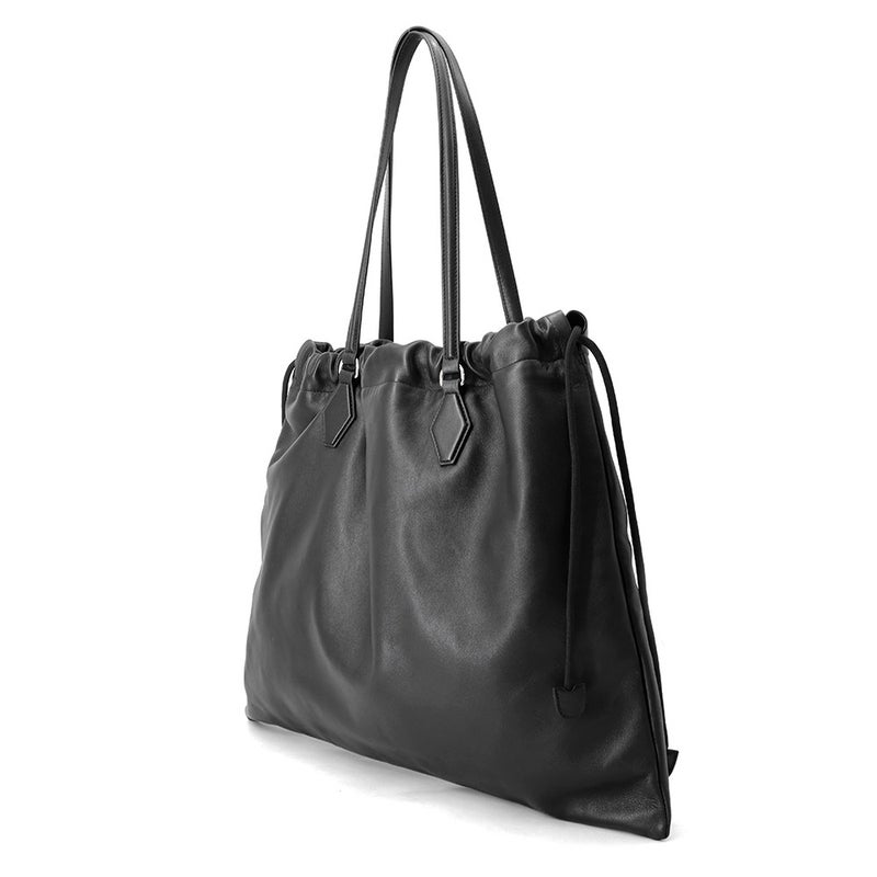 ジミーチュウ ショルダーバッグ ロゴ レザー ドローストリング JIMMY CHOO バッグ 黒