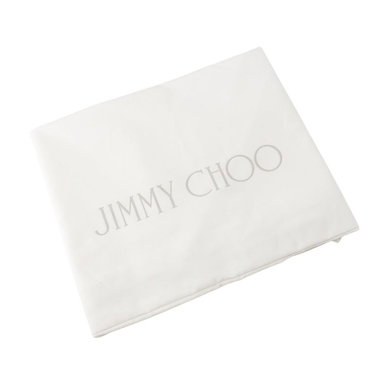 ジミーチュウ ショルダーバッグ ロゴ レザー ドローストリング JIMMY CHOO バッグ 黒
