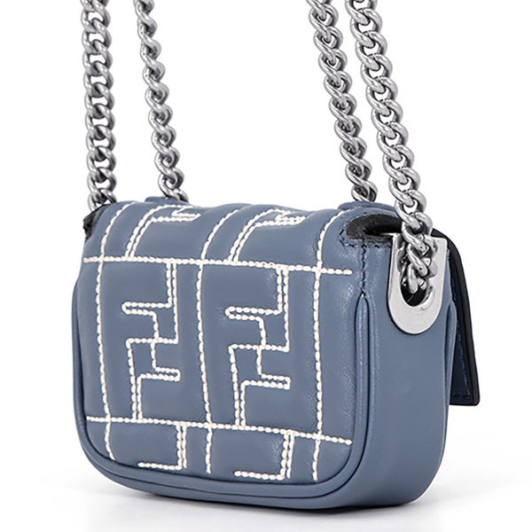 フェンディ チェーンショルダーバッグ ズッカ ナノバケット レザー 7AS143 FENDI バッグ