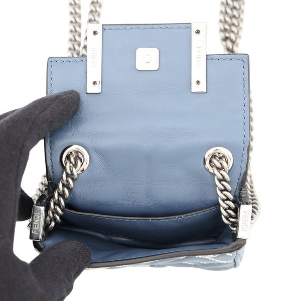 フェンディ チェーンショルダーバッグ ズッカ ナノバケット レザー 7AS143 FENDI バッグ