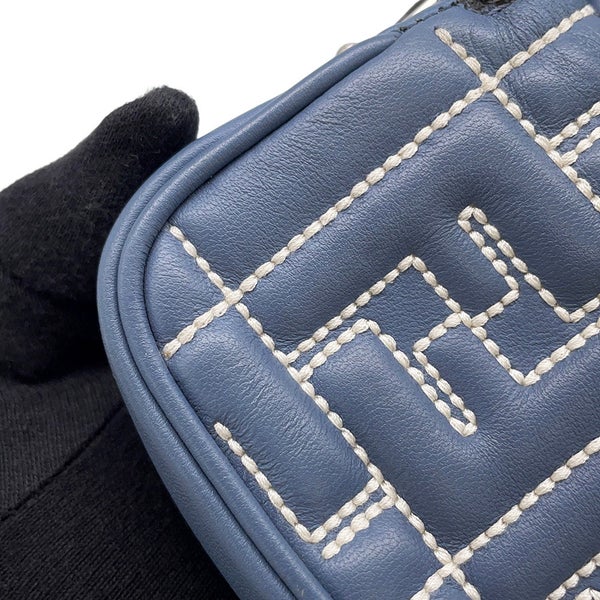 フェンディ チェーンショルダーバッグ ズッカ ナノバケット レザー 7AS143 FENDI バッグ