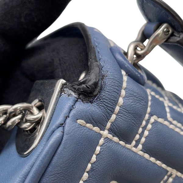 フェンディ チェーンショルダーバッグ ズッカ ナノバケット レザー 7AS143 FENDI バッグ