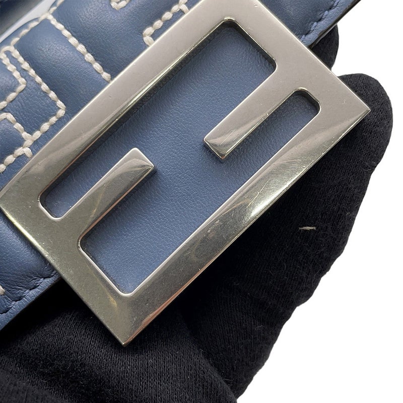 フェンディ チェーンショルダーバッグ ズッカ ナノバケット レザー 7AS143 FENDI バッグ
