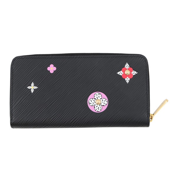 ルイヴィトン エピ フラワー ジッピー・ウォレット M62296 LOUIS VUITTON 財布 黒